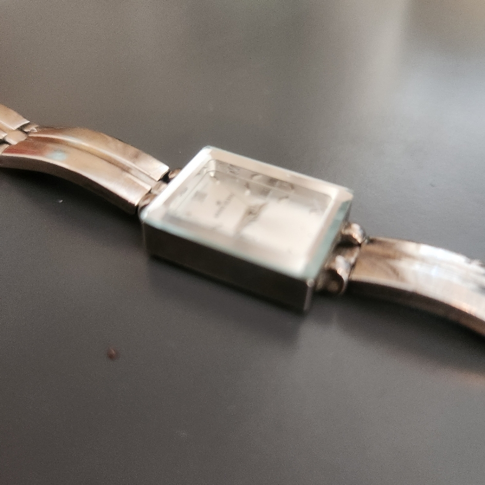 Anne Klein Silver Tank Watch - Picture 9 of 11
